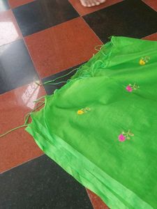 Green Used Saree I