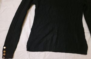 BRAVE SOUL Black Full Sleeve Top