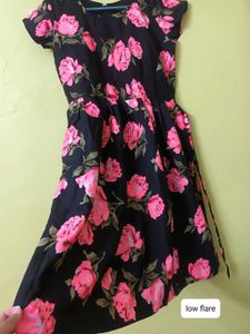 Chic Floral Print Dress