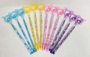 Set of 12 Sanrio Character Pencils with Charms
