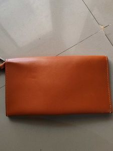 Stylish Tan Clutch Wallet
