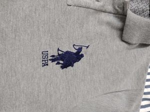 US Polo Assn. Men's Grey Tshirt