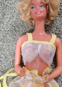 Vintage Barbie beauty secret Doll with Swimsuit