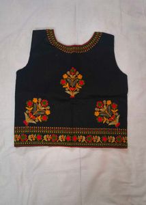 Embroidered handmade navratri black jacket