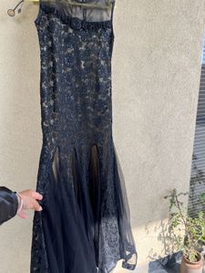 Black Net Gown