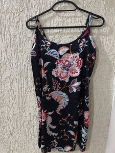 Chic Floral Print Slip Dress
