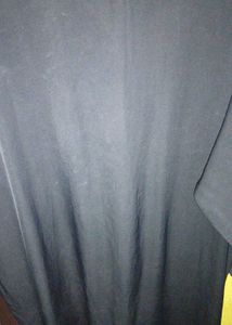 Elegant Classic Black Abaya with Minimal Detailing