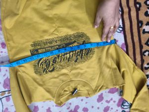 Vintage Yellow Unisex Sweat for 5-7 years kids