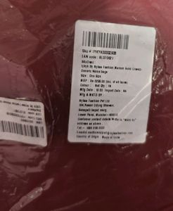 Iykyk Maroon Sold Crossbody Bag