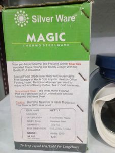 Silver Ware Insulated Kettle 1200ml