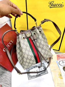 *GG SUPREME MONOGRAM WEB SMALL OPHIDIA TOP HANDLE