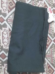 Solid Dark gray Unstitched Fabric by siyara