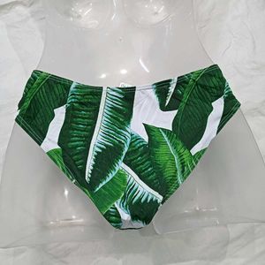 Tropical Leaf⭐ Print Bikini Bottom