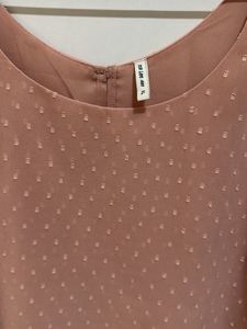 Chic Pink Dotted Sleeveless Top