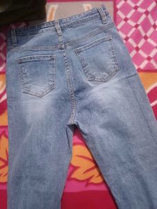 High Waisted Flare Jeans with white top