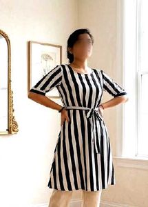 striped dress for women