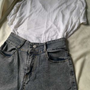 Blue Boyfriend Jeans