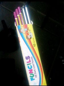Pack 2 HB Dark Lid 7 Pencil &amp; 15 Paper Handkerchi