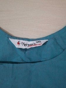 Beautiful Blue Embroidered Kurta