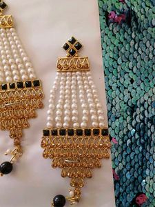 Elegant Pearl &amp; Stone Jewelry Set