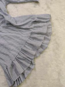 Cute Ruffle Collar Mini Dress