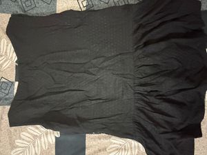 Elegant Black Printed Kurta