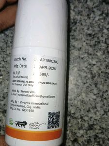 Neem Villa Natural Deodorant Roll-Ons (2 Pack)