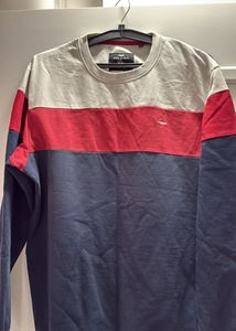 Park avenue Colour Block Crew Neck Sweater, XL