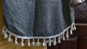 Chic "Angels" Graphic Tunic Top with Tassel Trim