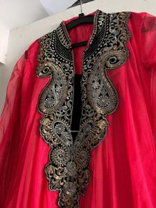 Elegant Pink Embellished Kurta