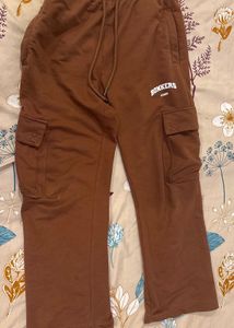 Brown Cargo Sweatpants