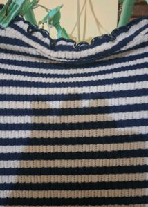 Striped Ribbed Top