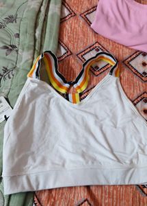 Striped Sports Bra