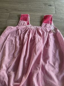 Pink Gingham Nightgown