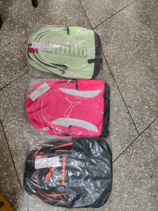 Puma Backpack set - Neon Green, pink and orange