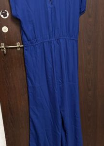 Chic Royal Blue Jumpsuit