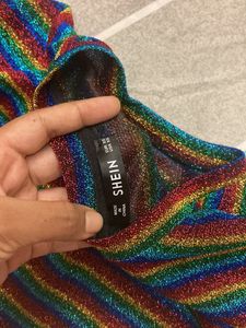 Shein Rainbow Top
