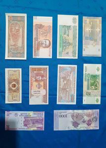 Foreign Notes 10ps Different County UNC Condition