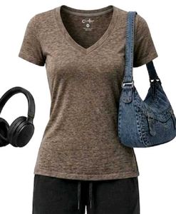 Casual V-Neck T-Shirt