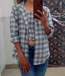 Shirt & Crop Top Set