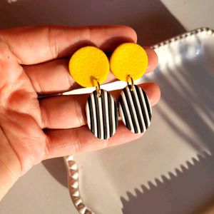 Zebra Stripe Handmade Earrings (Any 1)