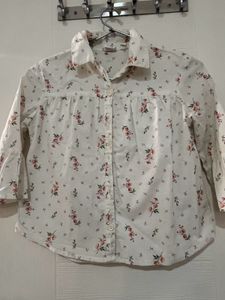 Gap -Beautiful Floral Print Shirt For Kids