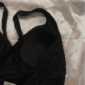 Elegant Black Net Swimsuit