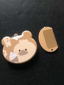 pocket mirror and comb duo
