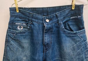 Maxell Mens Dark Blue Jeans