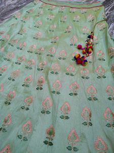 Pure Banaras Half Saree