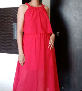 Red One Piece Dress