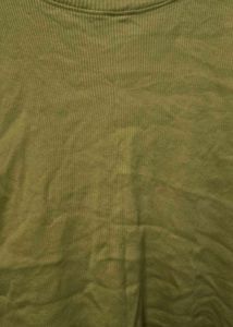 Yellow Ribbed T-Shirt
