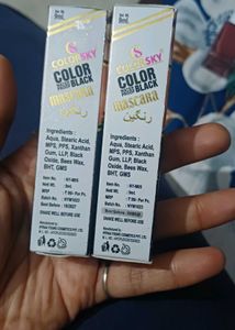 Color Sky Intense Black Mascara pack of 2