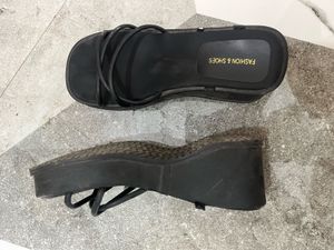 Black Platform Sandals